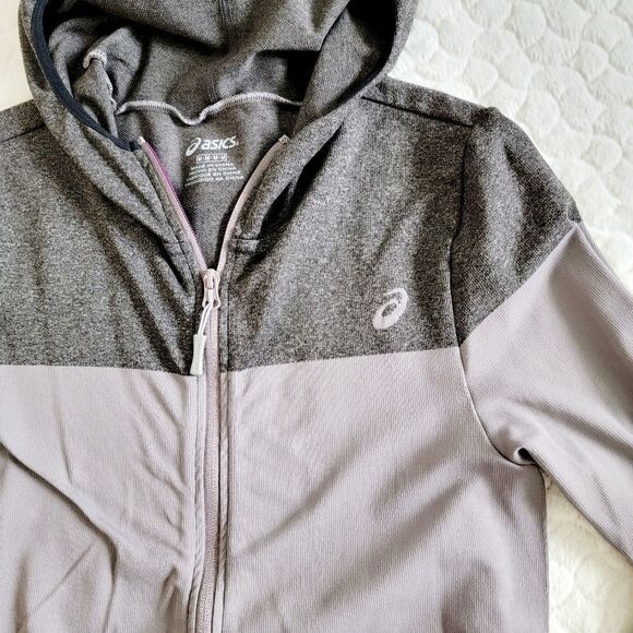 ASICS Seamless warm-up jacket gym fitted athletic hoodie zip-up lightweight M - Picture 7 of 8